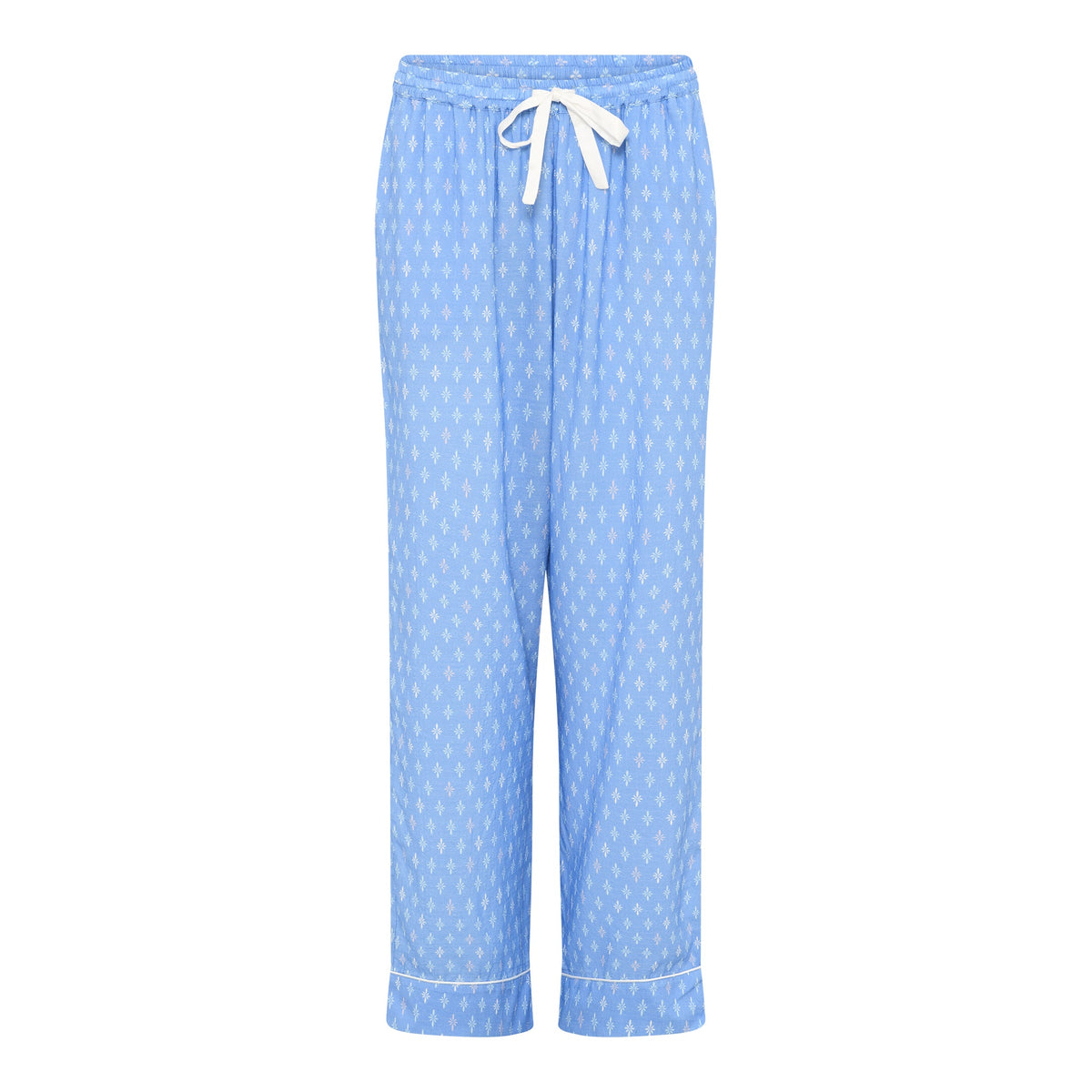 Katrina Hose, Azurblau Allover-Print