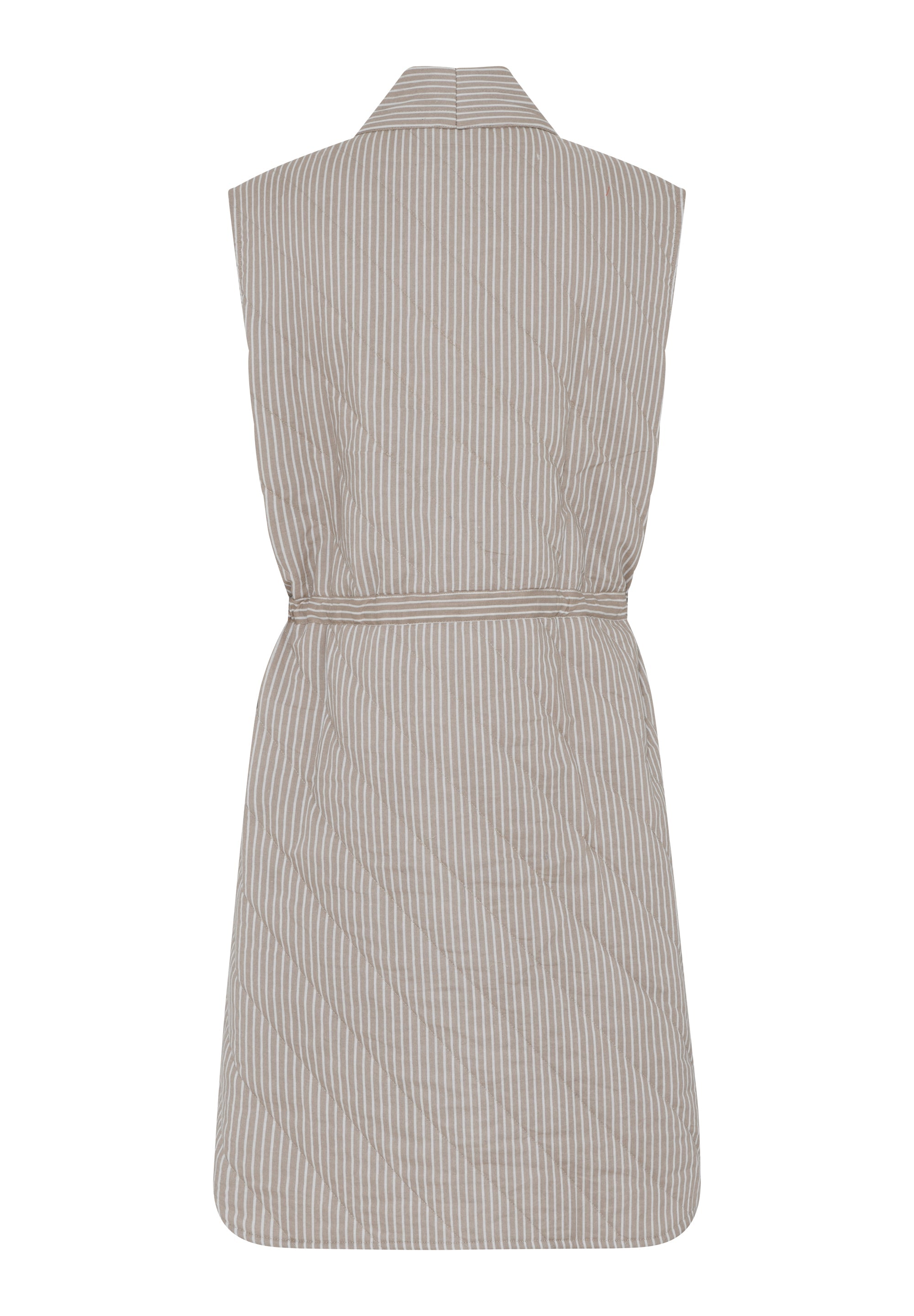 Freja Quilted Waistcoat, String AOP