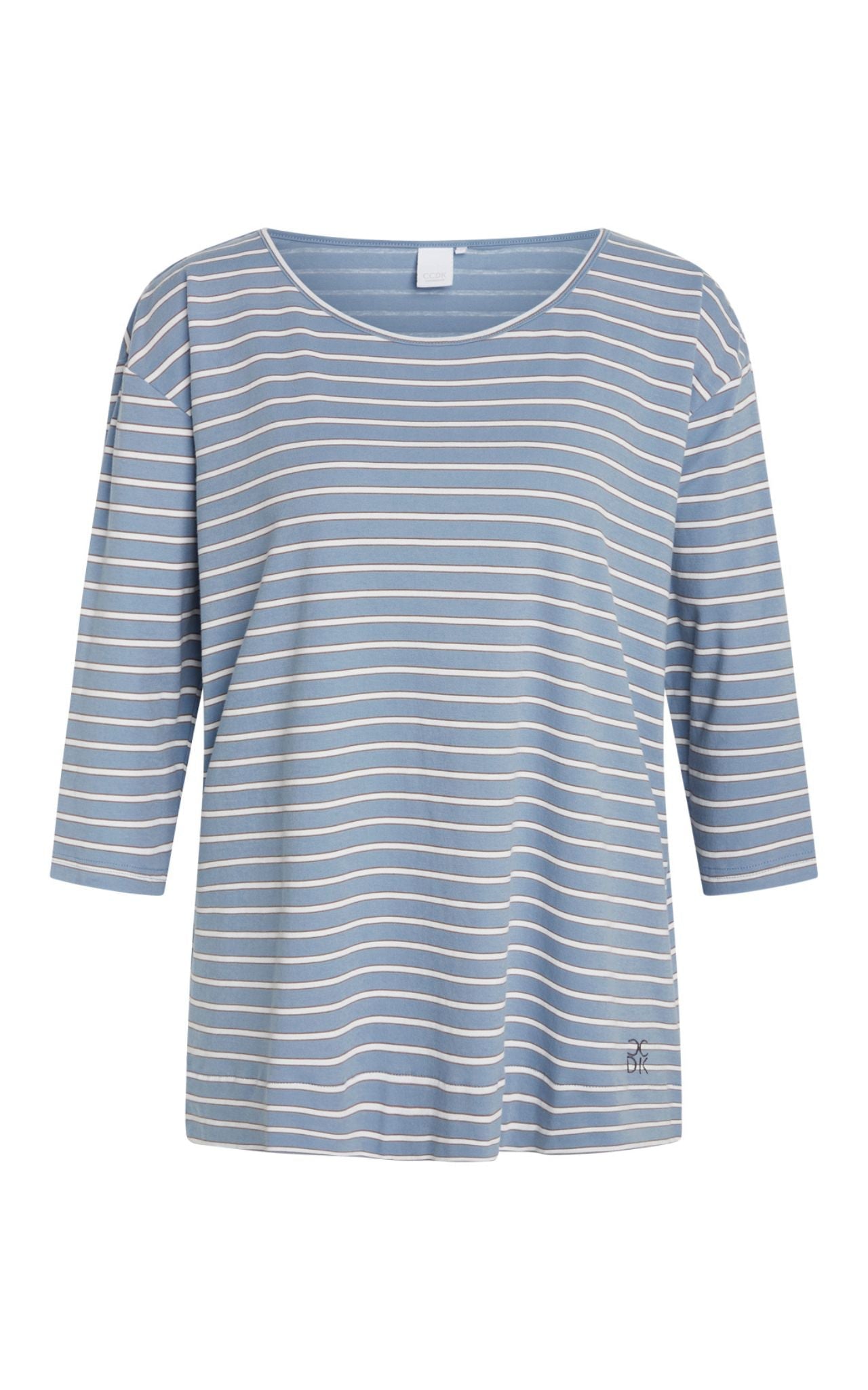 Janis T-shirt, Faded Denim Stripe