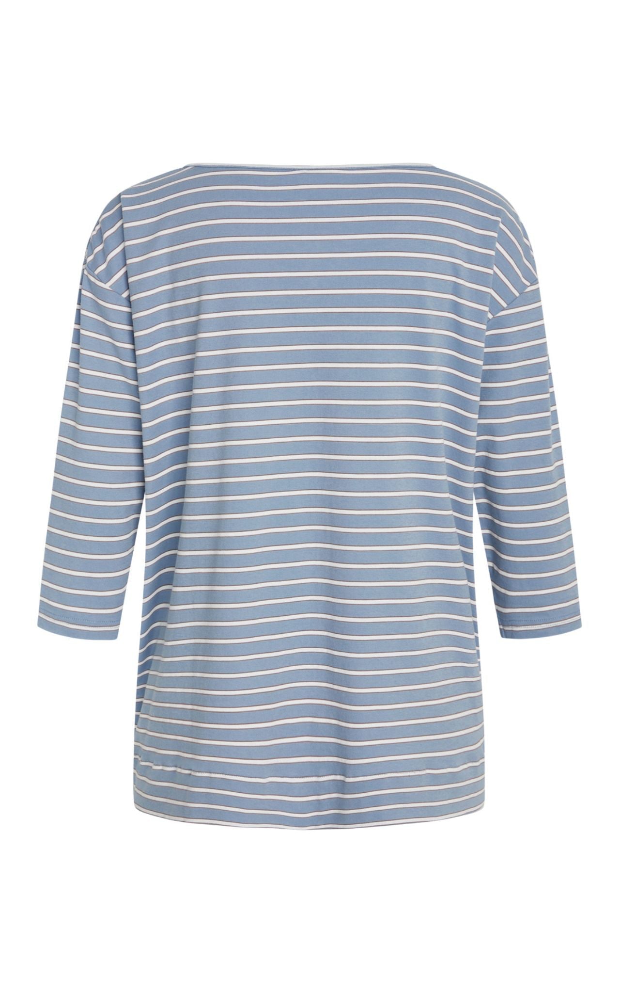 Janis T-shirt, Faded Denim Stripe