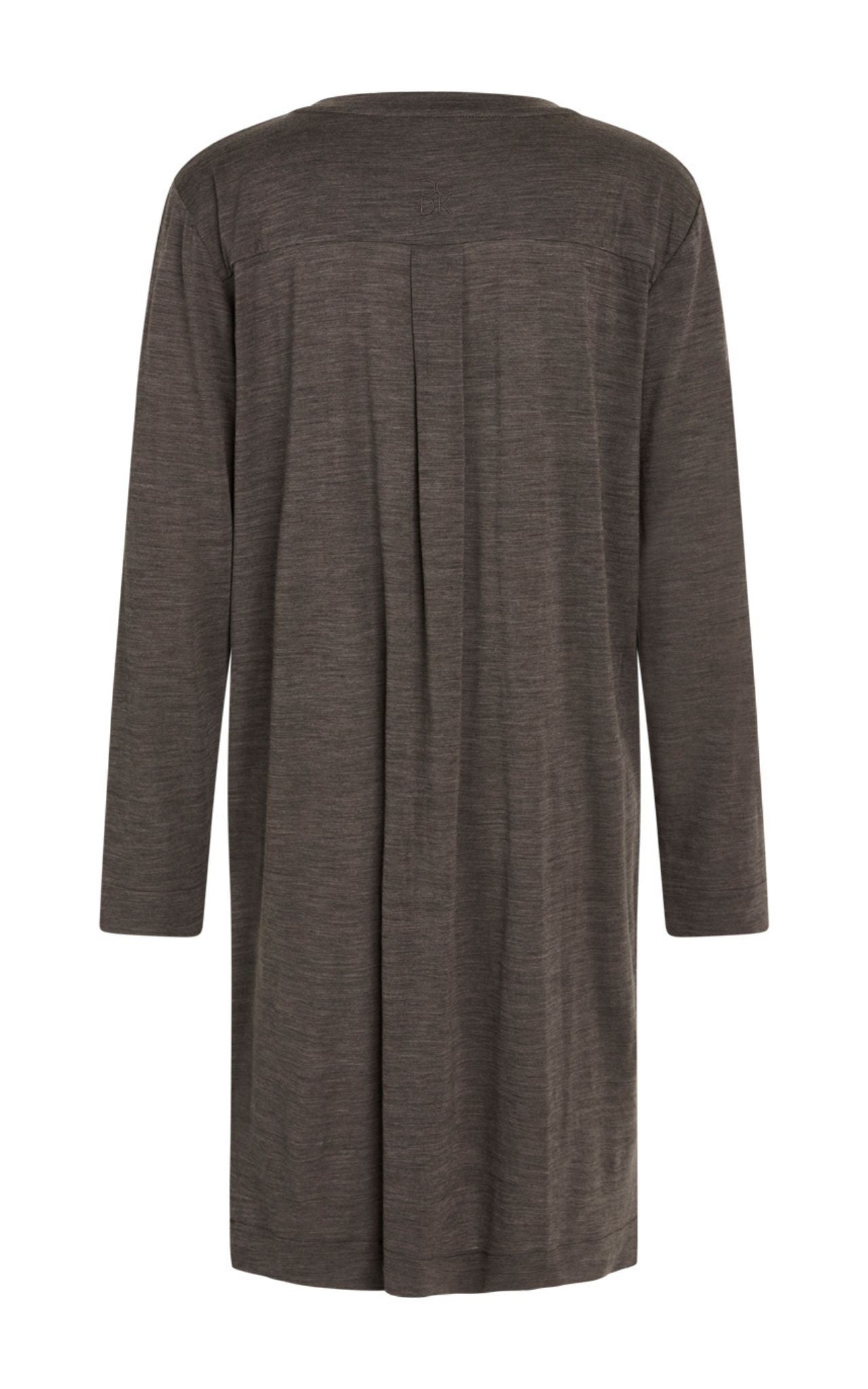 Marcia L/S Dress, Pavement Melange