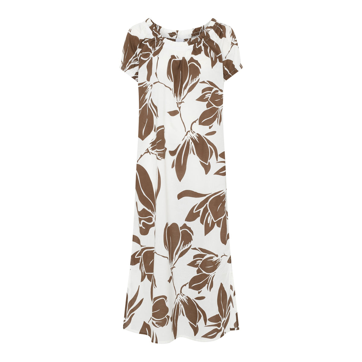 Lily Nachthemd, Schneeweiß Allover-Print