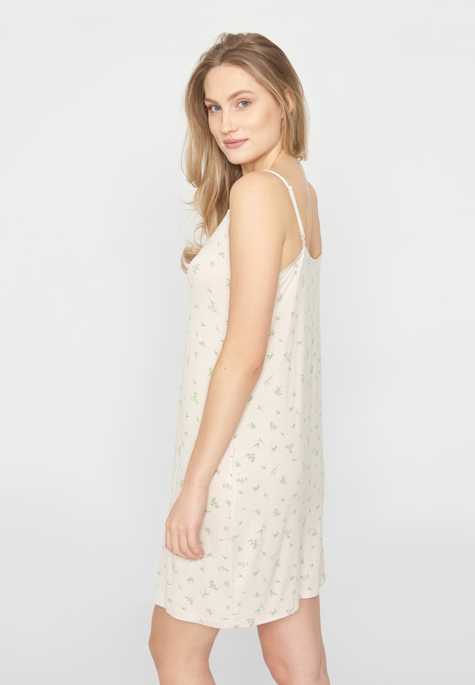 Melissa Chemise Dress, Pale Rose