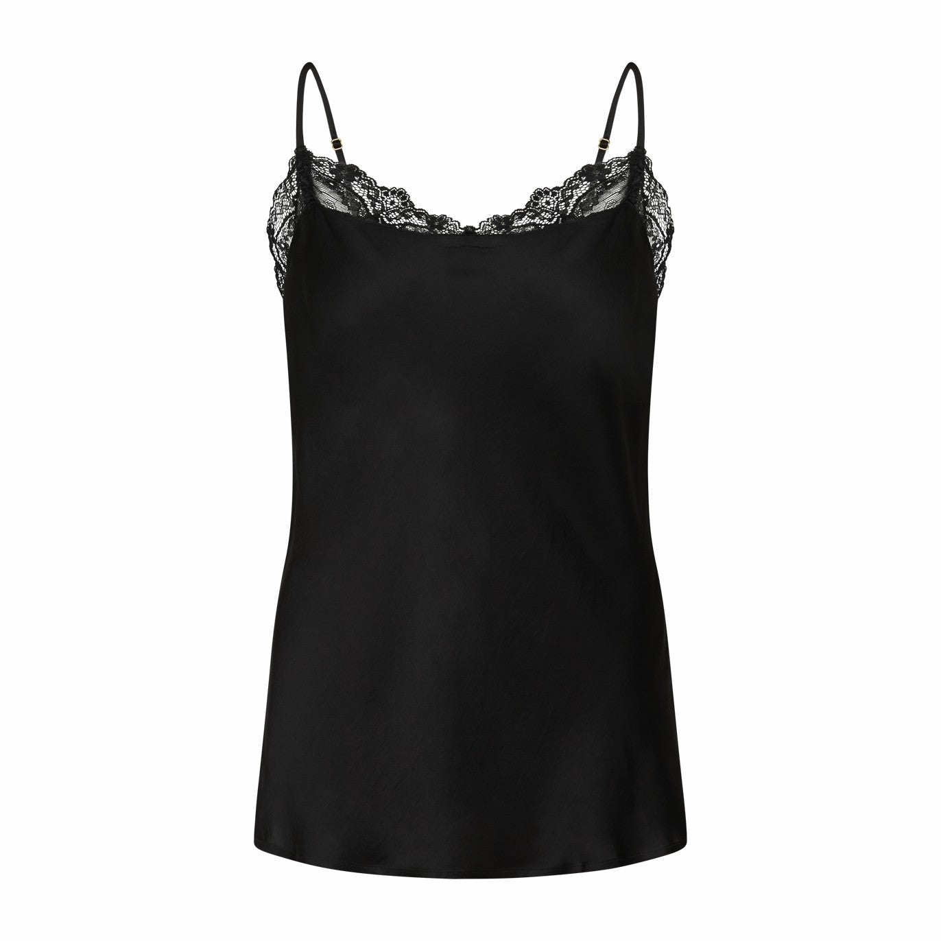 Iris Chemise Top, Black