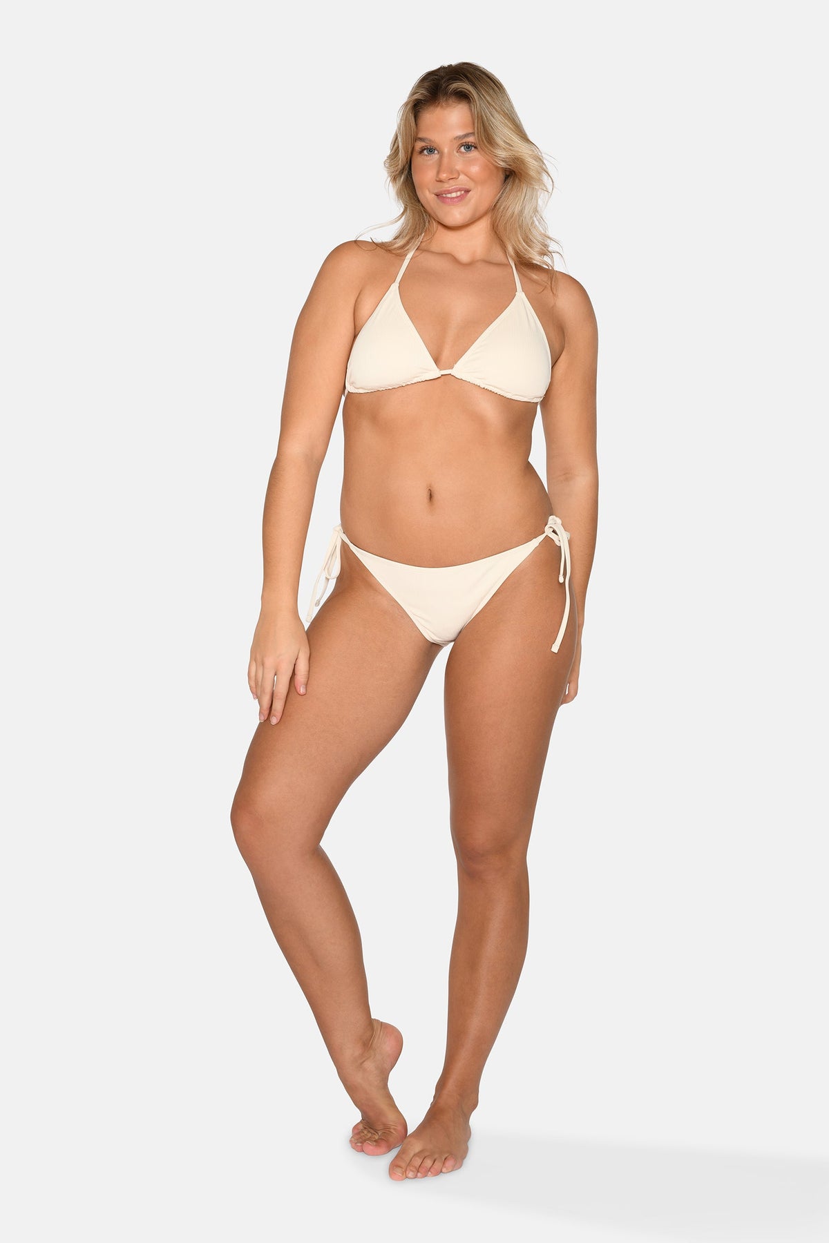 Carin Bikini-Tangahose zum Binden, Birke