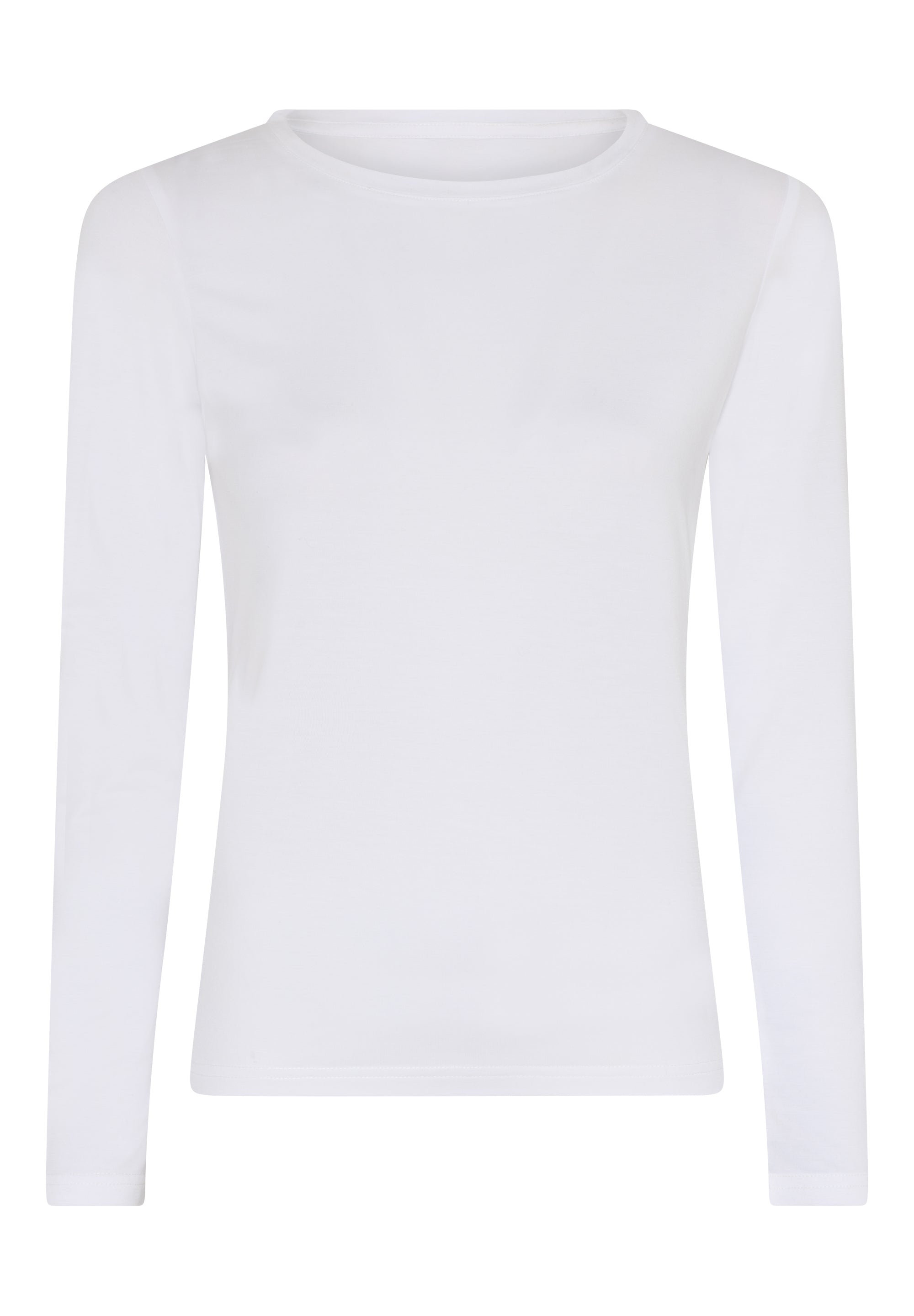 Modal L/S T-shirt, White