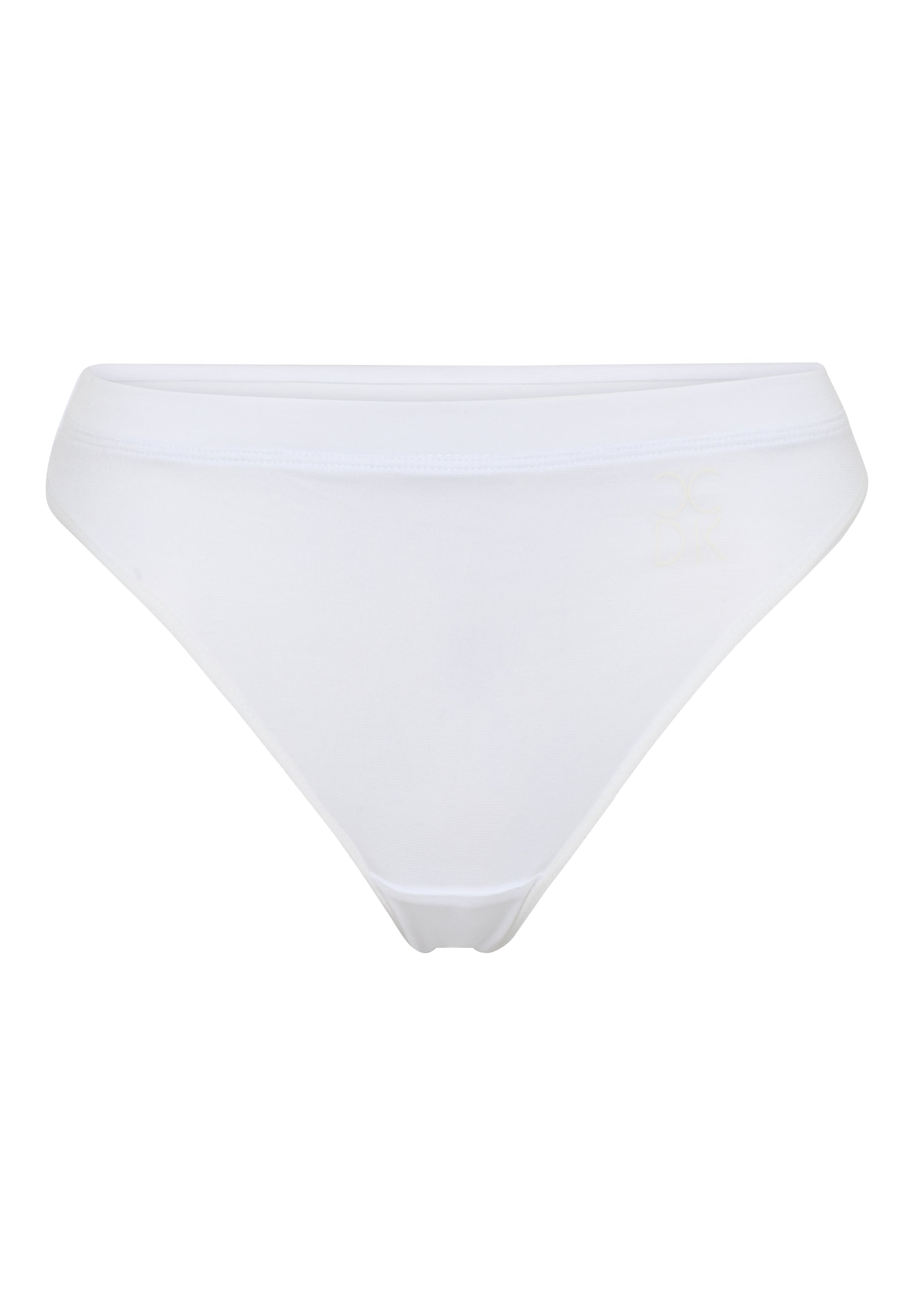 Bamboo Seamless String Brief, White