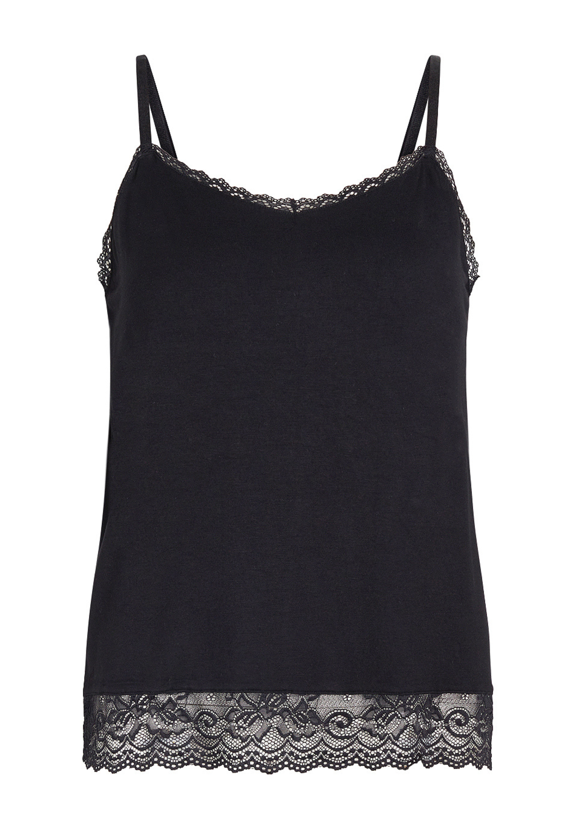 Kendall Chemise Top, Black