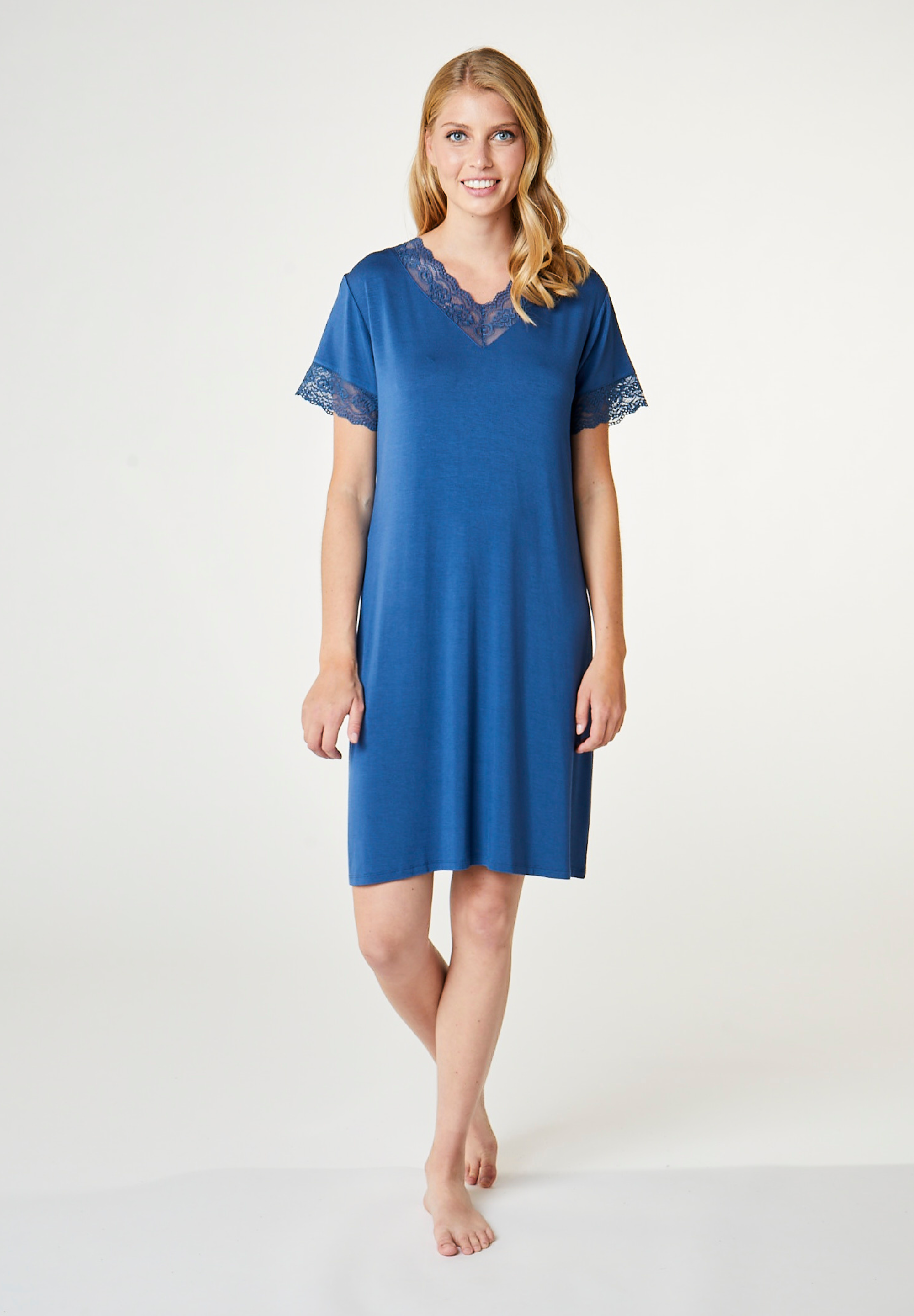 Karita Bamboo Dress, Ensign Blue