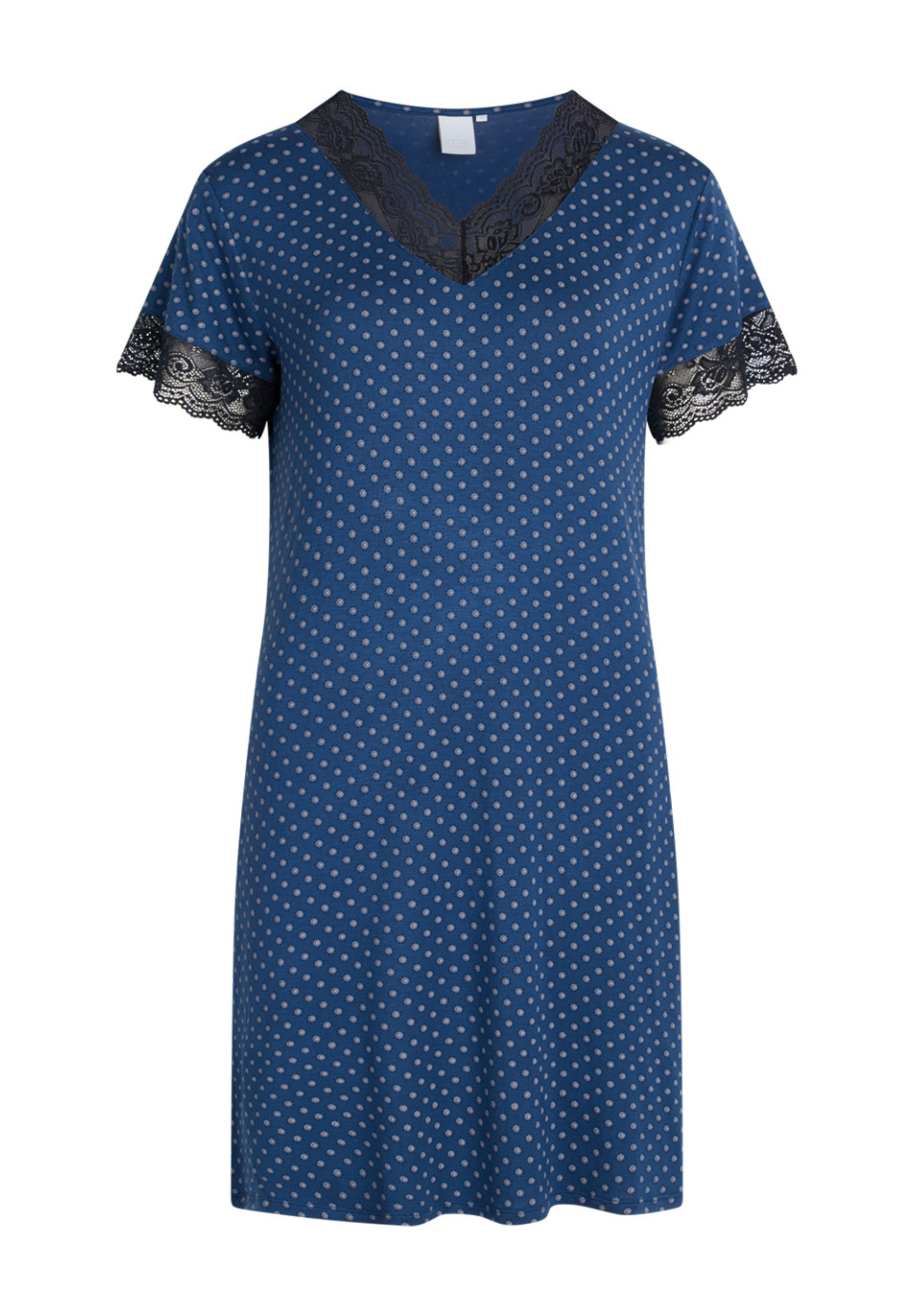 Karita Short Sleeve Dress, Ensign Blue