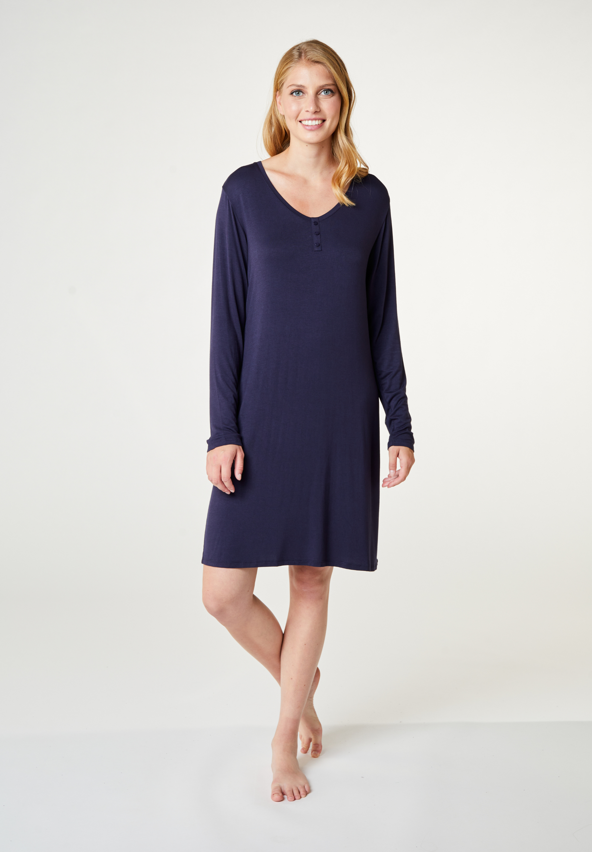 Jacqueline Long Sleeve Dress, Parisian Night