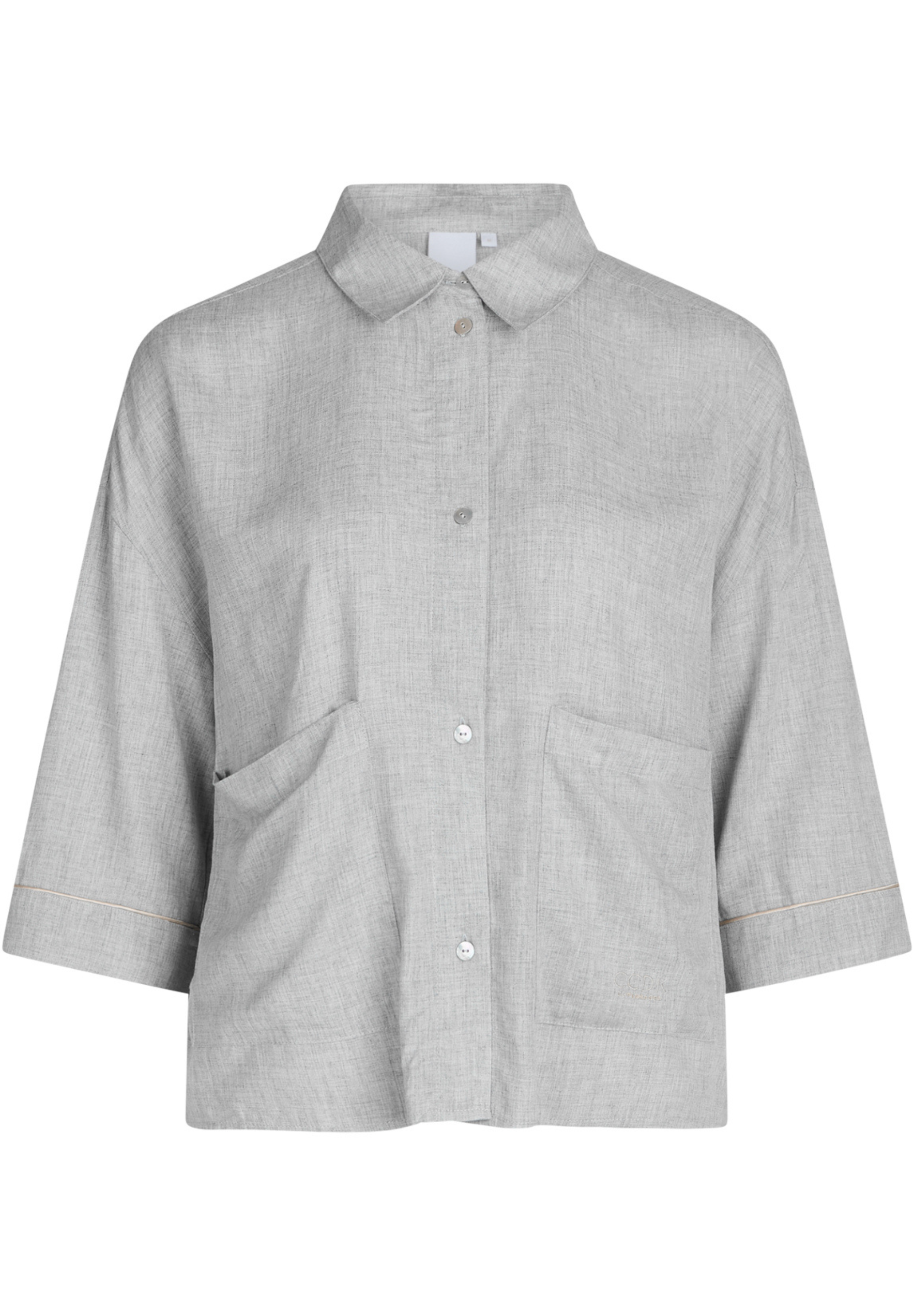 Sonja Shirt, Light Grey Melange