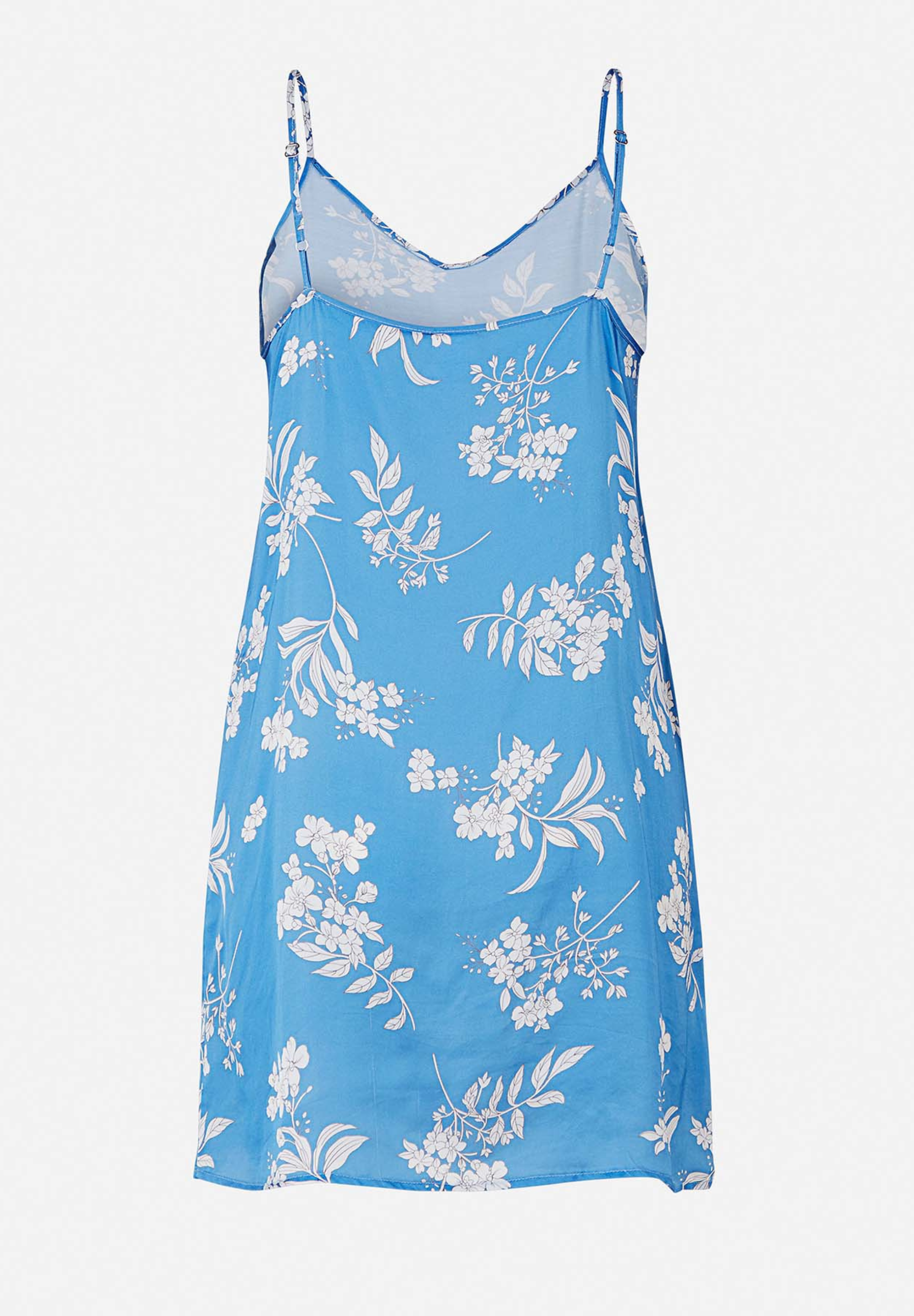 Jade Chemise Dress, Lichen Blue