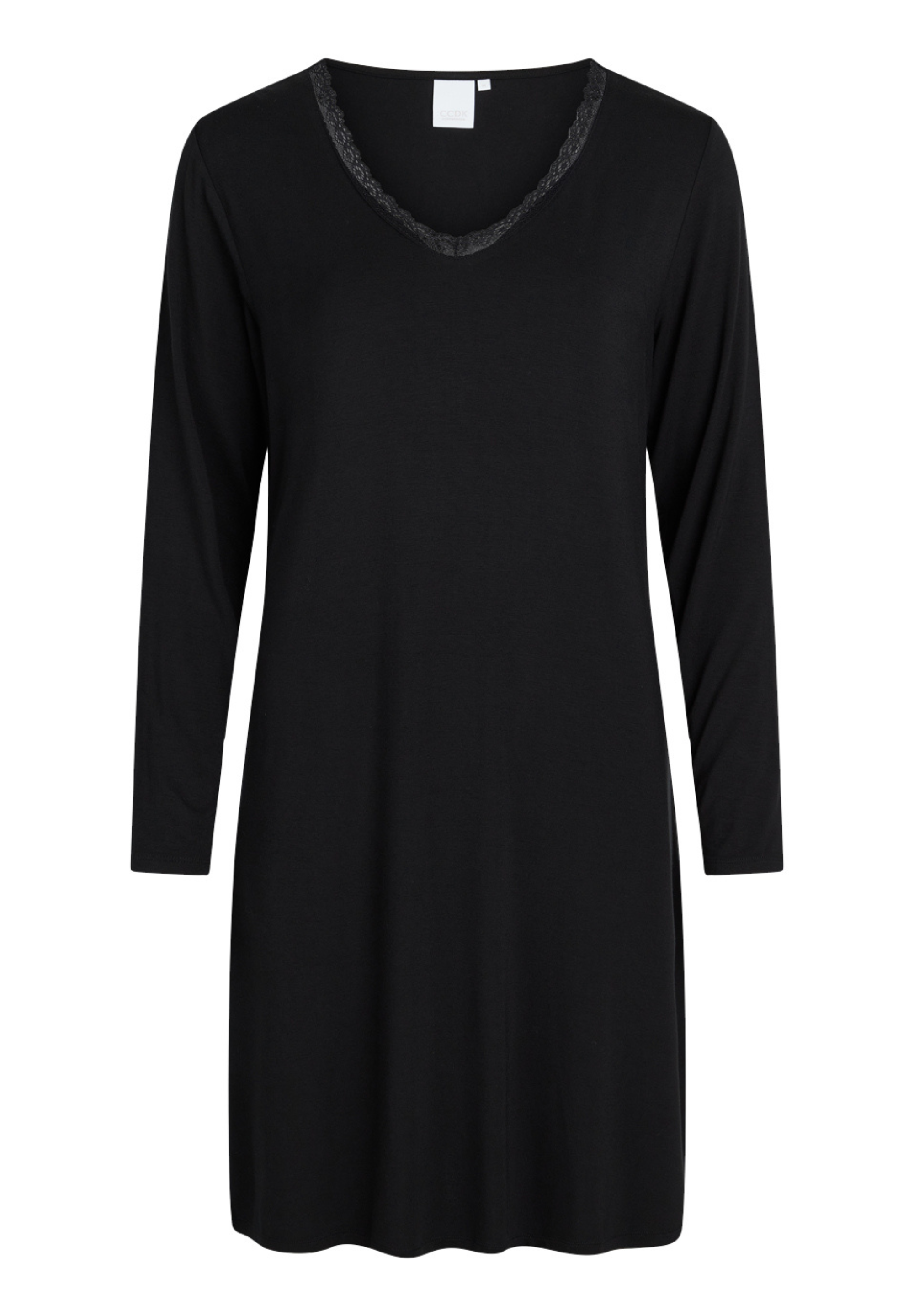 Jacqueline Bamboo Long Sleeve Dress, Black