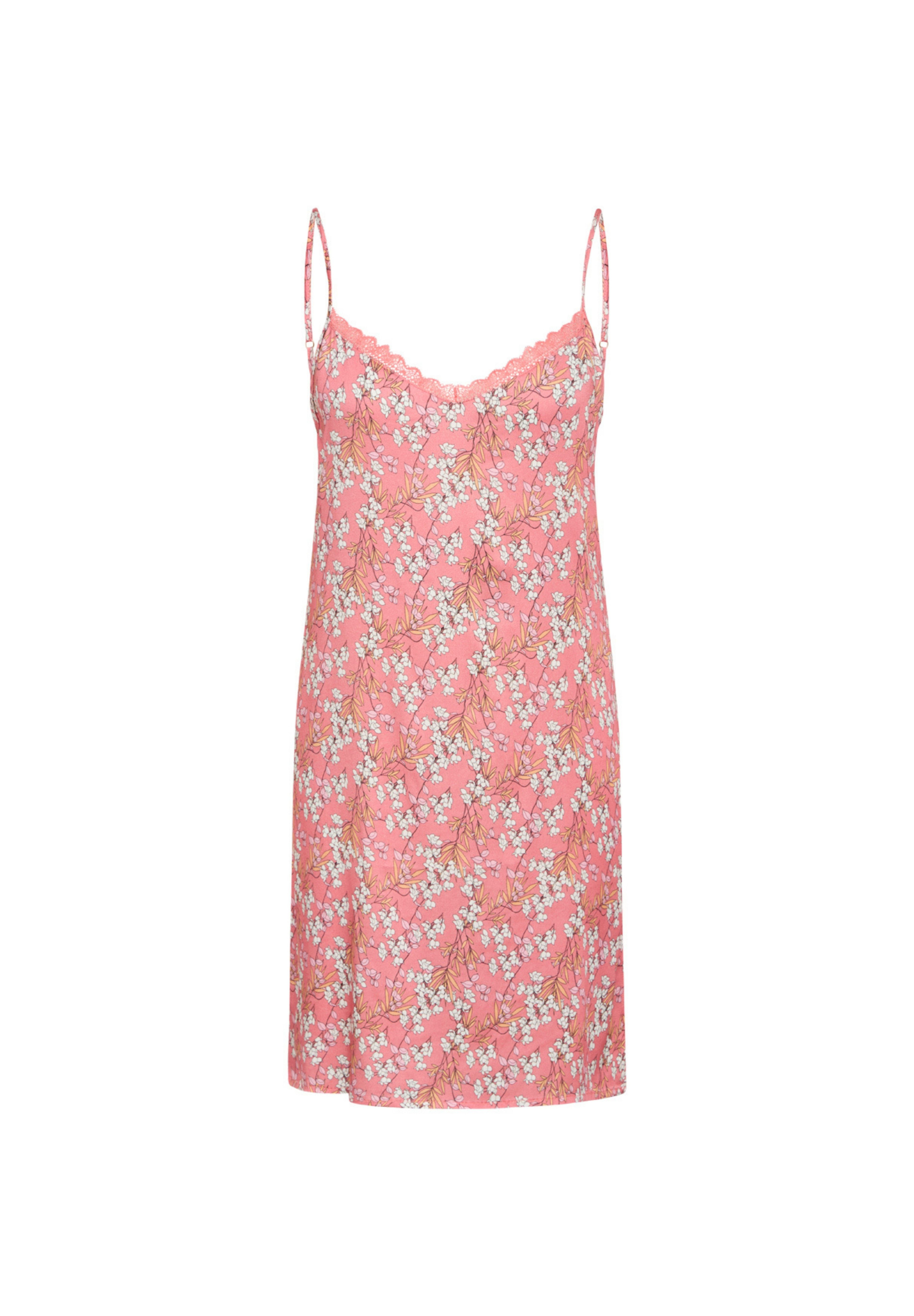 Jade Chemise Dress, Tea Rose AOP